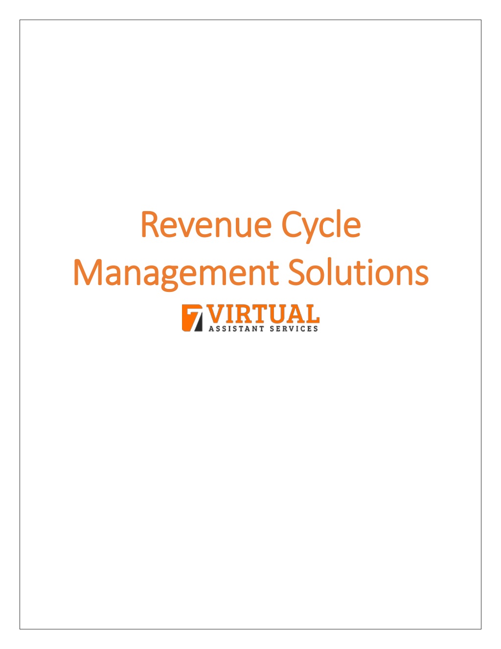 Ppt - Revenue Cycle Management Solutions Powerpoint Presentation, Free 