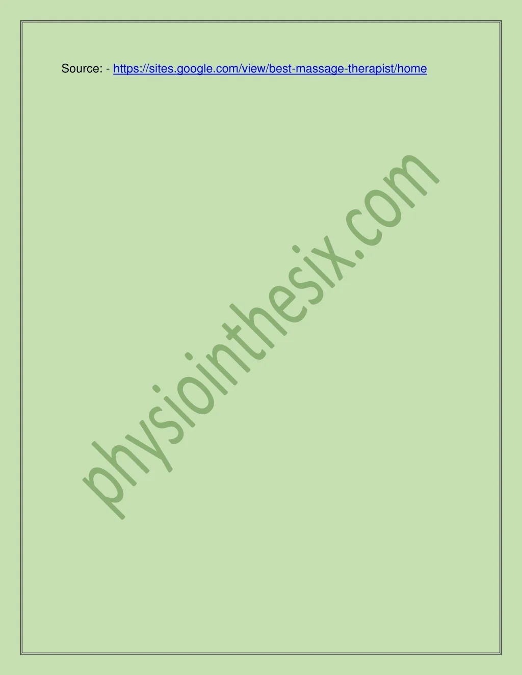 PPT - How to Find the Best Massage Therapist Etobicoke-converted ...
