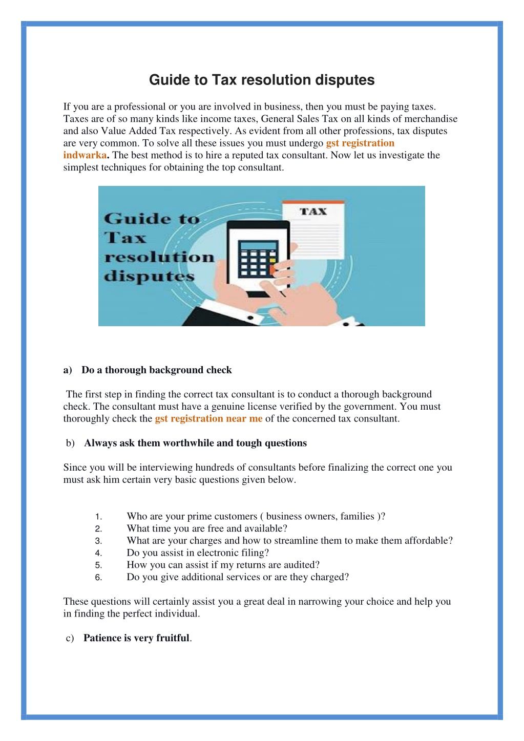 PPT - The Guide To Tax Resolution Disputes PowerPoint Presentation ...