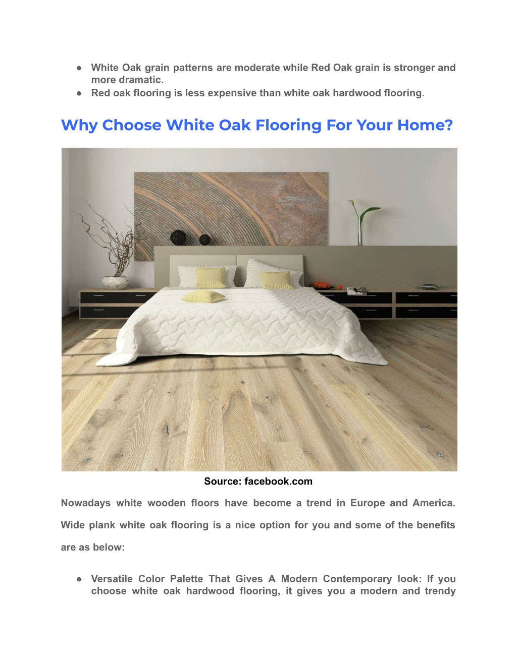 PPT - Do Perfect Décor With White Oak Flooring PowerPoint Presentation ...