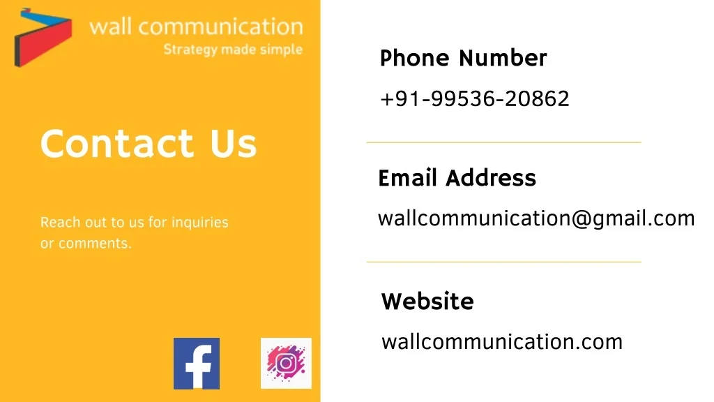 PPT Wall Communication is a design house of innovative ideas and