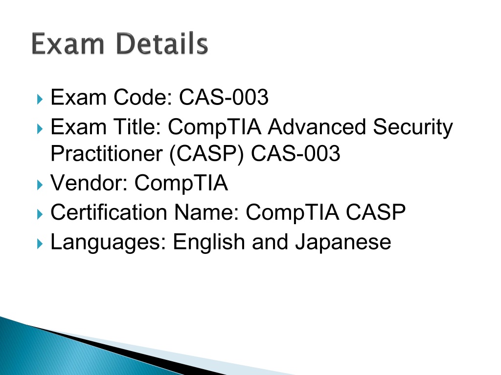 CAS-003 Dumps Torrent