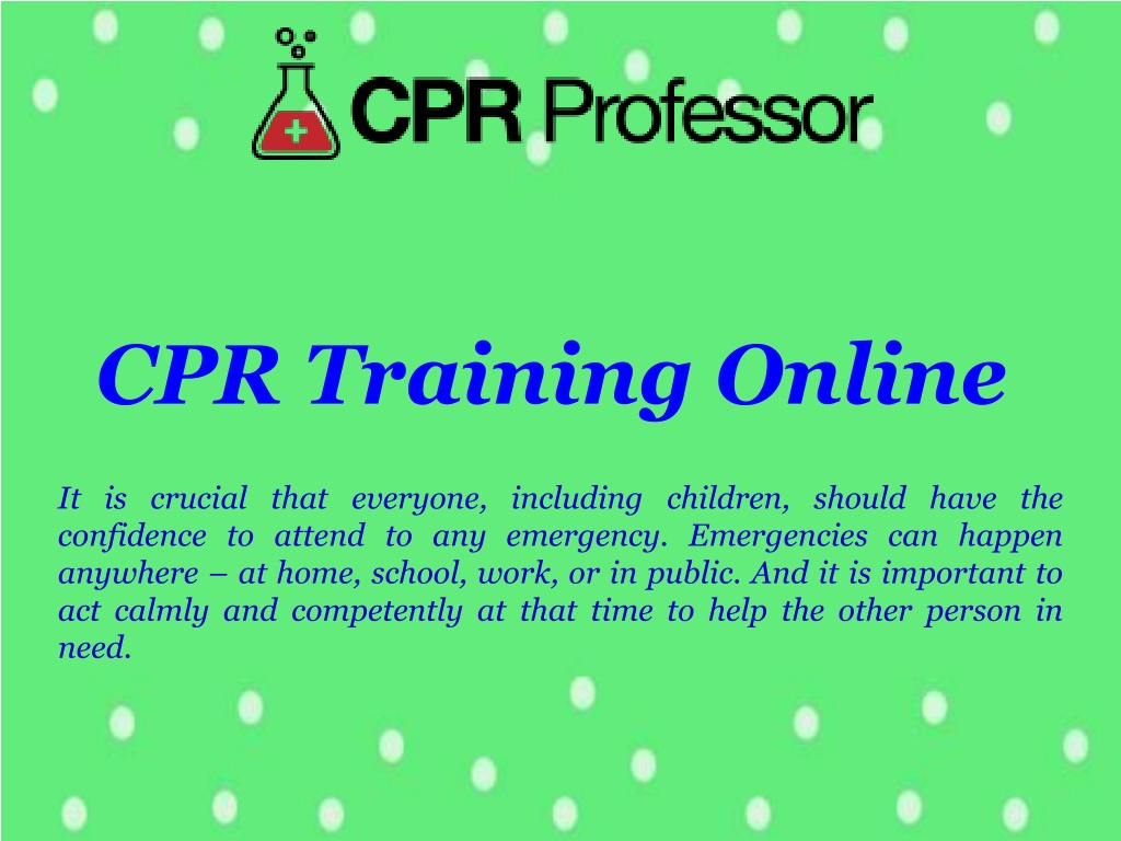 PPT - CPR Training Online PowerPoint Presentation, free download - ID ...