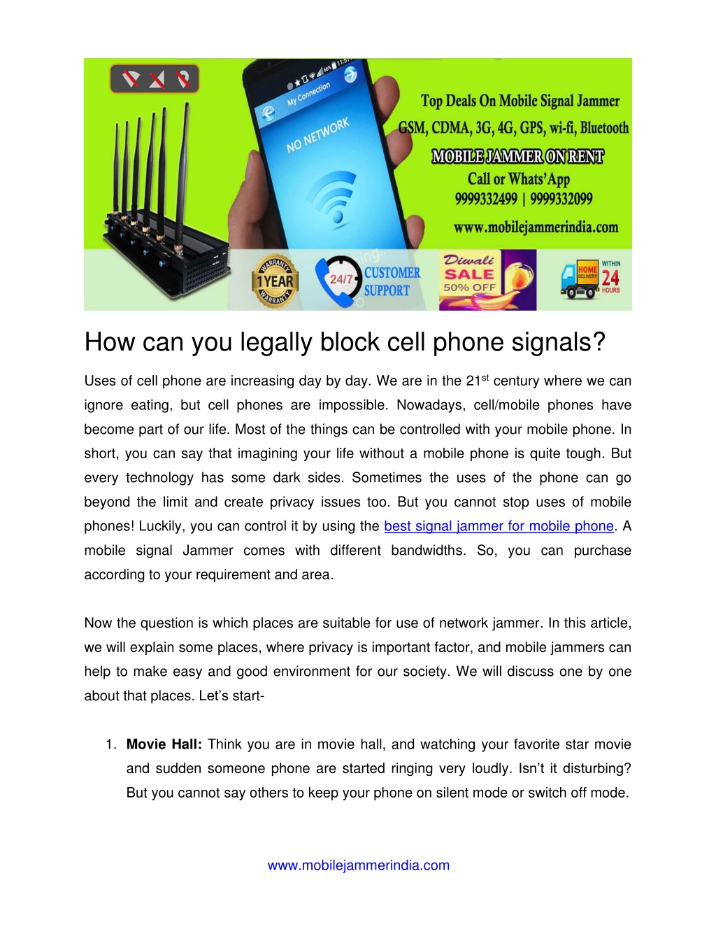 PPT - How Can You Legally Block Cell Phone Signals PowerPoint ...