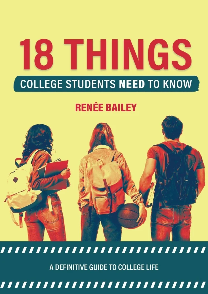 PPT READ 18 Things College Students Need to Know PowerPoint