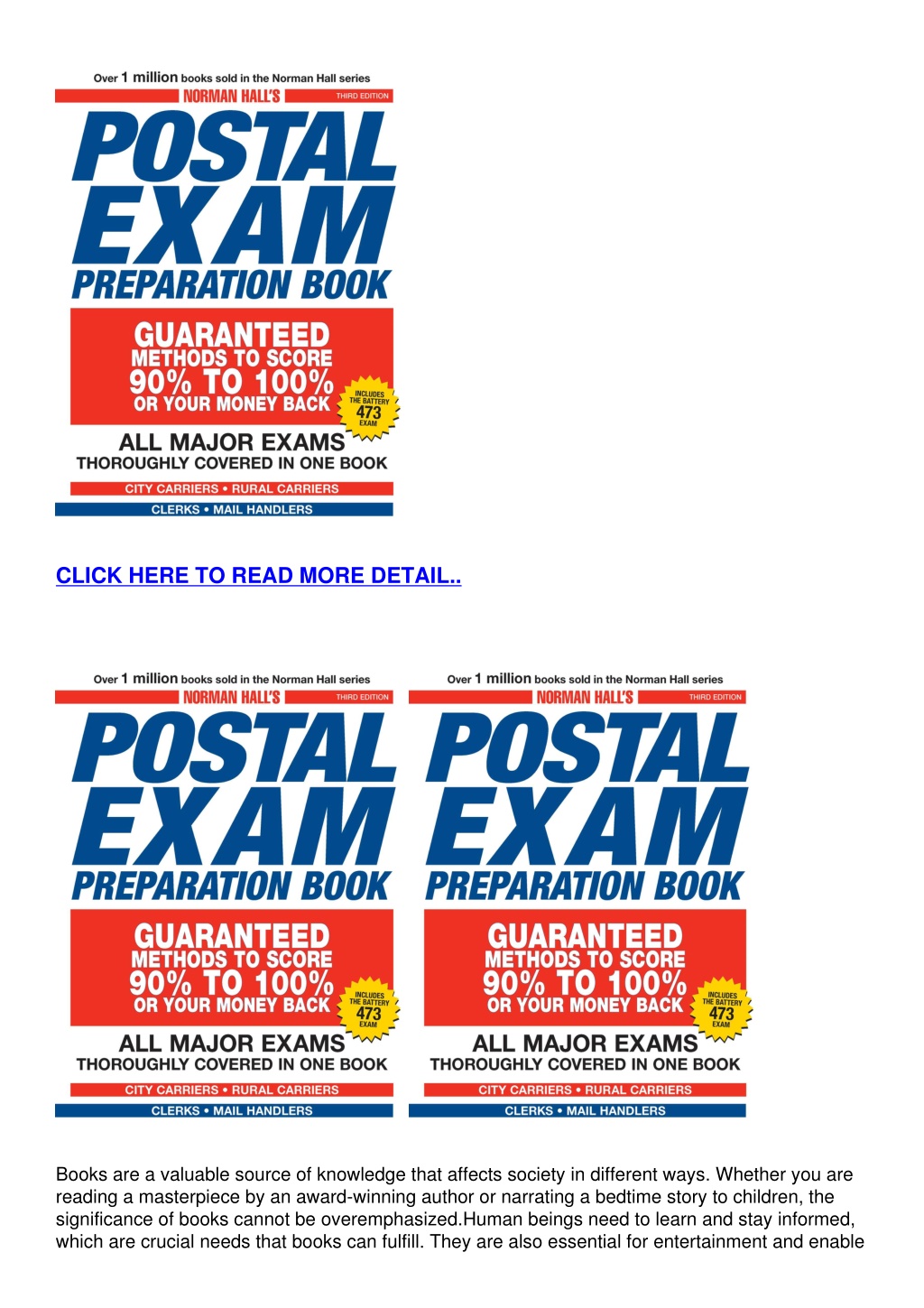 PPT - READ Norman Hall S Postal Exam Preparation Book Everything You ...