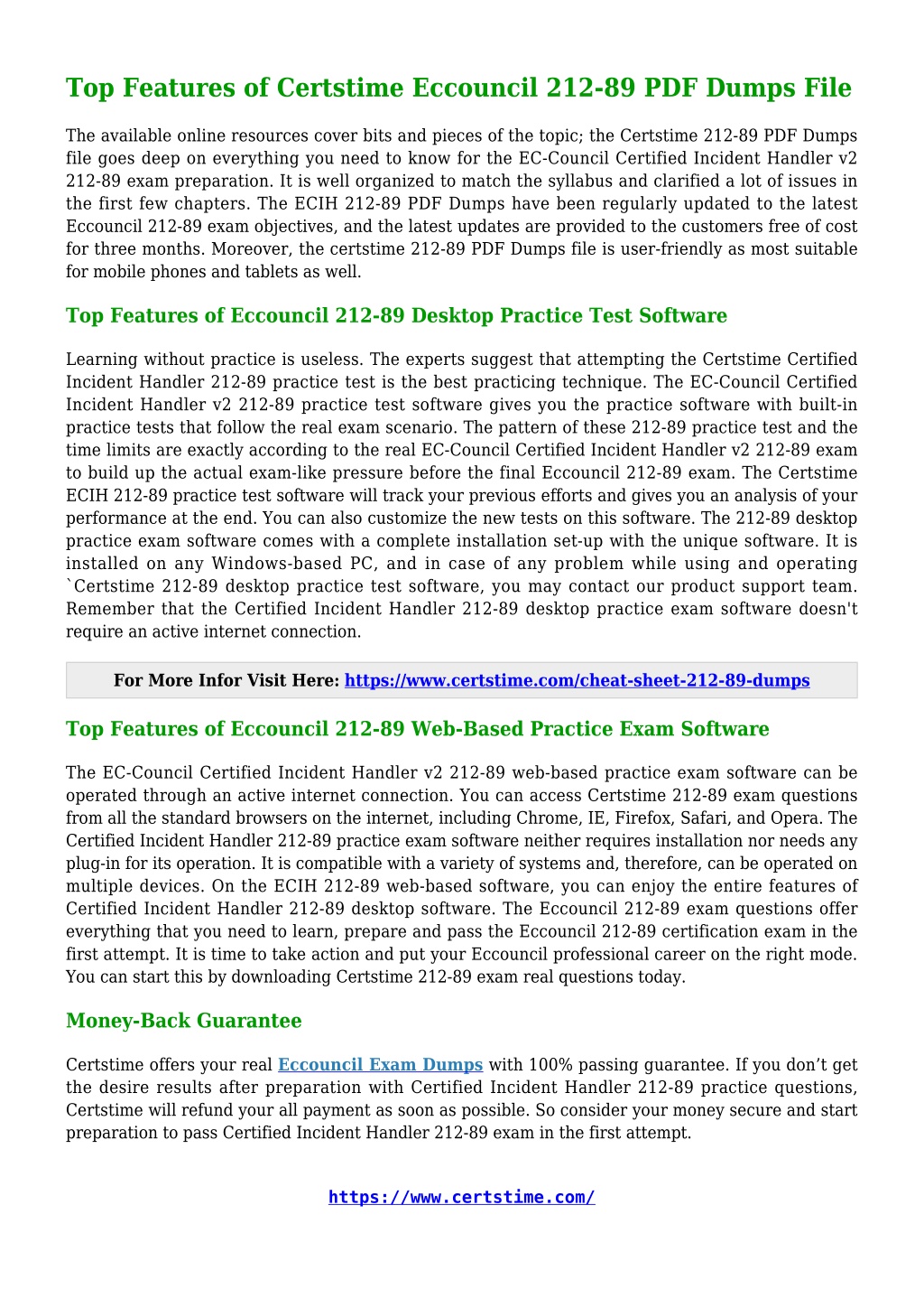 212-89 Study Materials Review