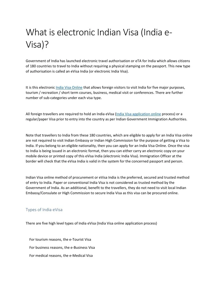 PPT INDIA VISA APPLICATION ONLINE PowerPoint Presentation, free