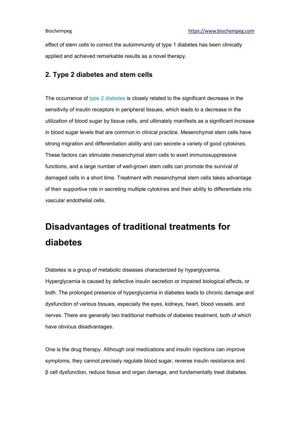 PPT - Stem Cell Therapy First Successful In Treatment of Type 1 ...