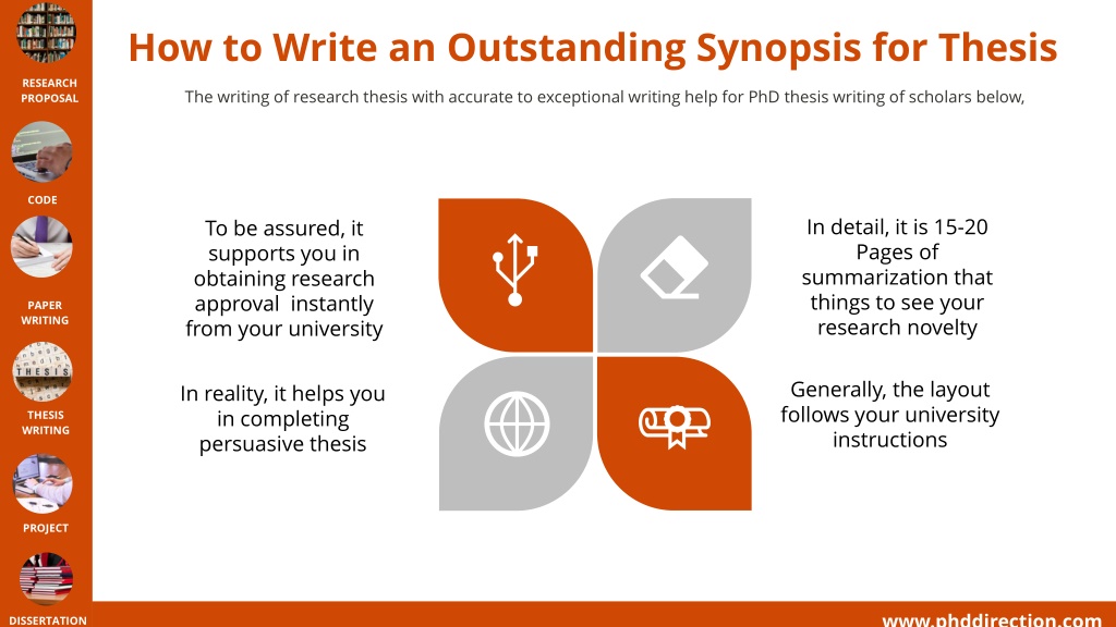 how to write synopsis for thesis ppt