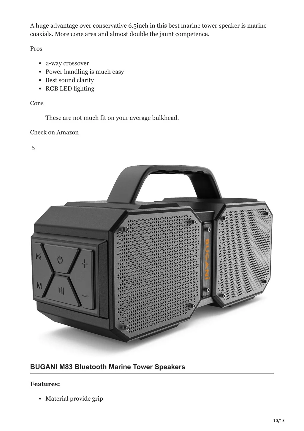 PPT Best Marine Tower Speakers Buy Audio Wakeboard Enclosures