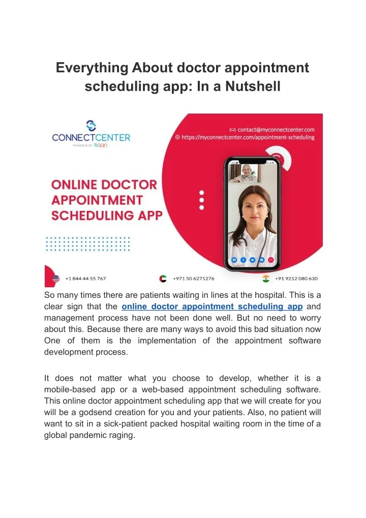 PPT Everything About doctor appointment scheduling app In a Nutshell PowerPoint Presentation