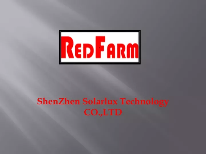 shenzhen solarlux technology co ltd n.