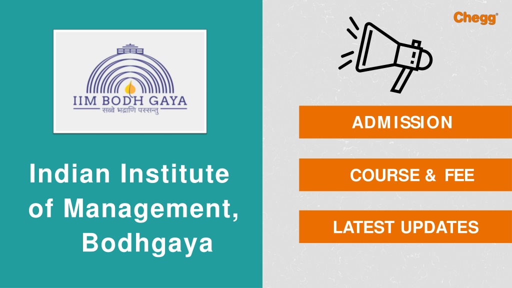 PPT - Indian Institute Of Management - [IIM-BG], Bodh Gaya PowerPoint ...