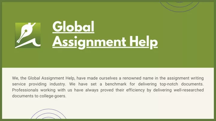 global assignment help