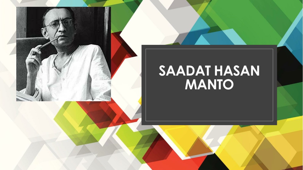 why i write essays by saadat hasan manto