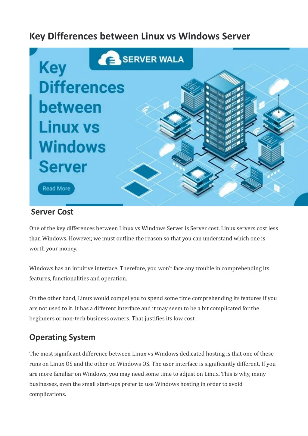 PPT - Linux vs Windows Dedicated Server: What to Choose? PowerPoint ...
