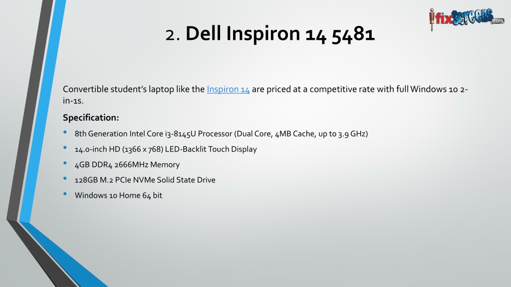 PPT - Top 5 best student’s laptops for school and collage students 2021 PowerPoint Presentation