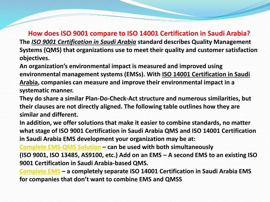 PPT - Difference Between ISO 9001 And 14001 PowerPoint Presentation ...