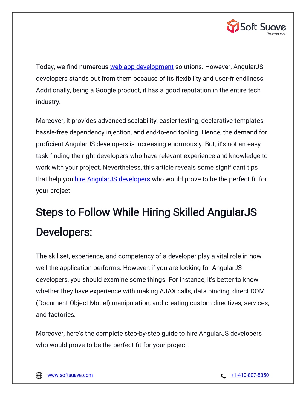 PPT - Steps To Hire AngularJS Developer PowerPoint Presentation, Free ...