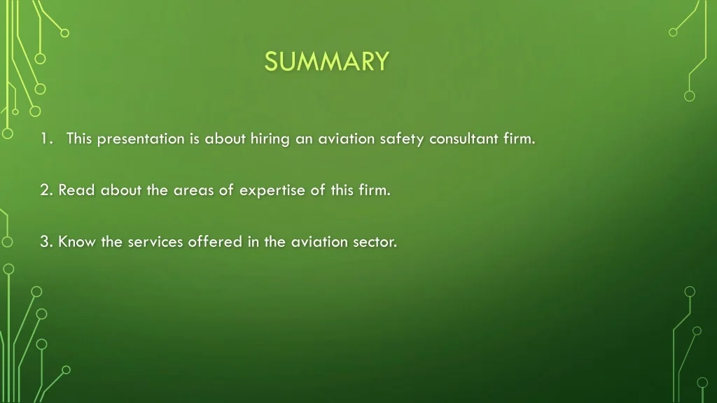 PPT Your Guide To Hiring Aviation Safety Consultants PowerPoint