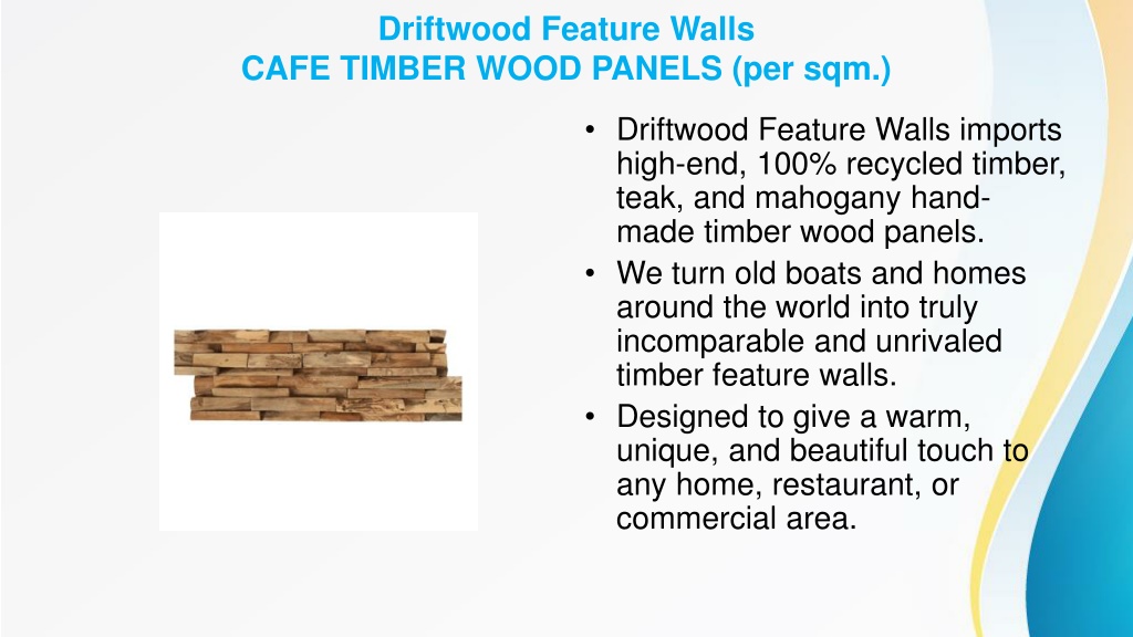 Ppt Cafe Timber Wood Panels Wood Panelling For Interior Walls