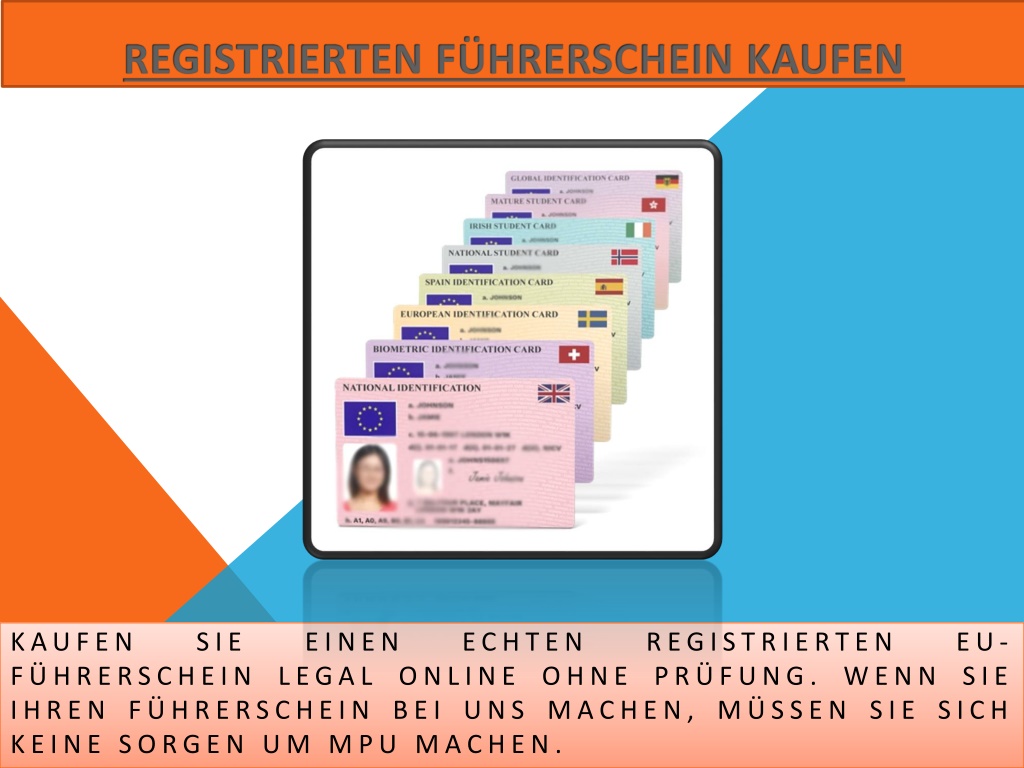 PPT - Führerschein Kaufen Ohne Prüfung - Deutsche Fahrerlaubnis ...