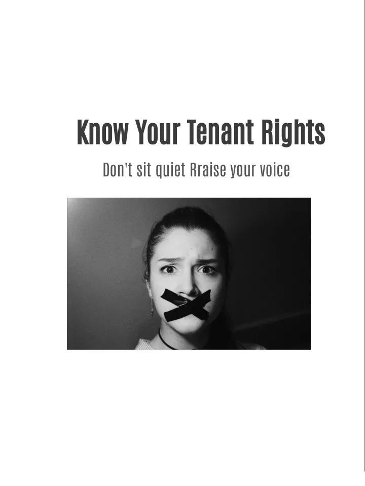 PPT - Know Your Tenant Rights PowerPoint Presentation, Free Download ...