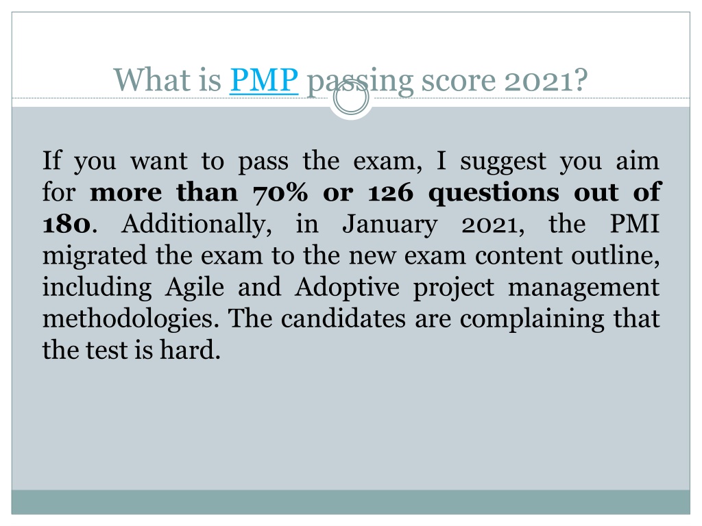 PPT The Path To Pass The PMP Certification Exam PowerPoint