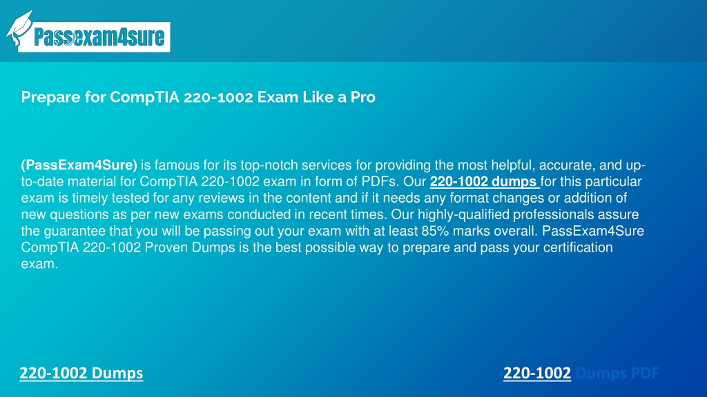 220-1002 Complete Exam Dumps