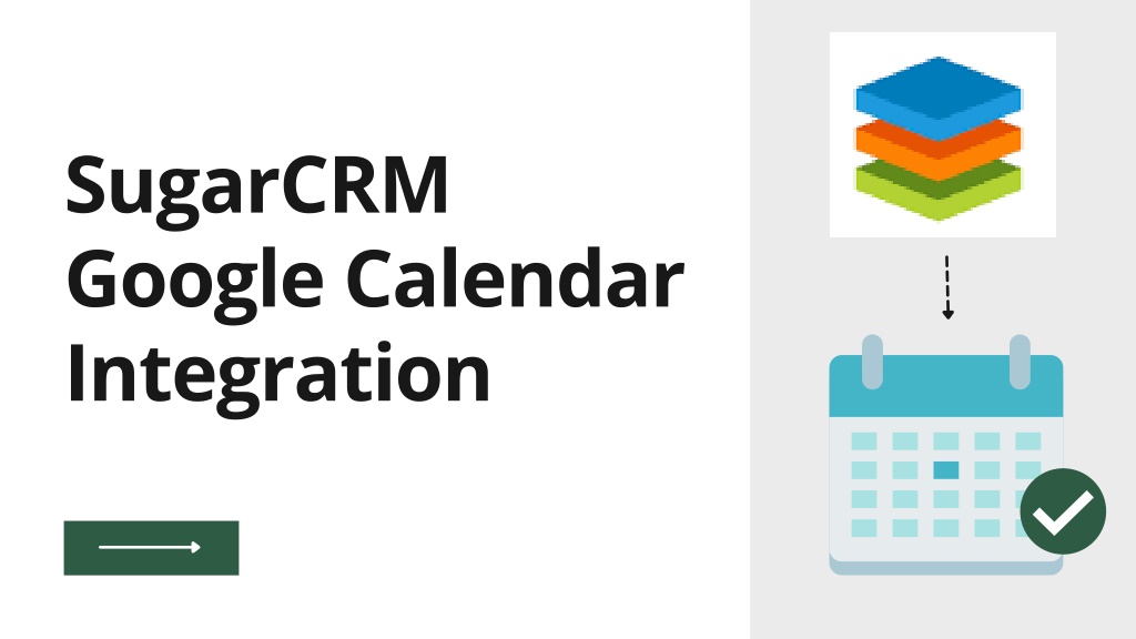 PPT SugarCRM Google Calendar Integration PowerPoint Presentation
