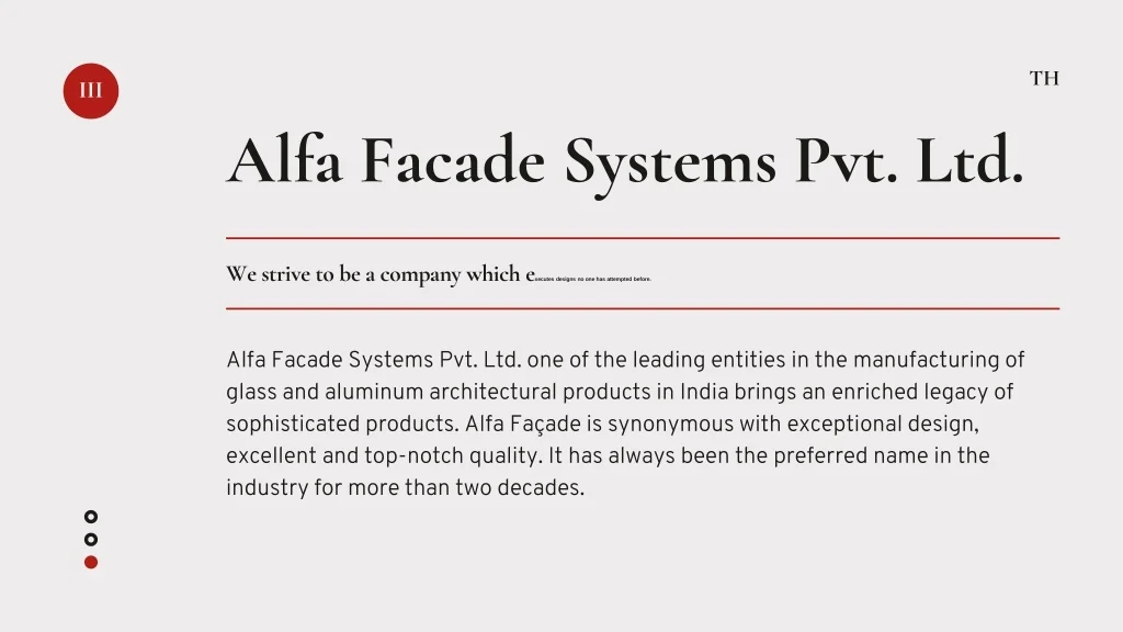 PPT Skylight manufacturing Alfa Facade Systems Pvt Ltd. PowerPoint
