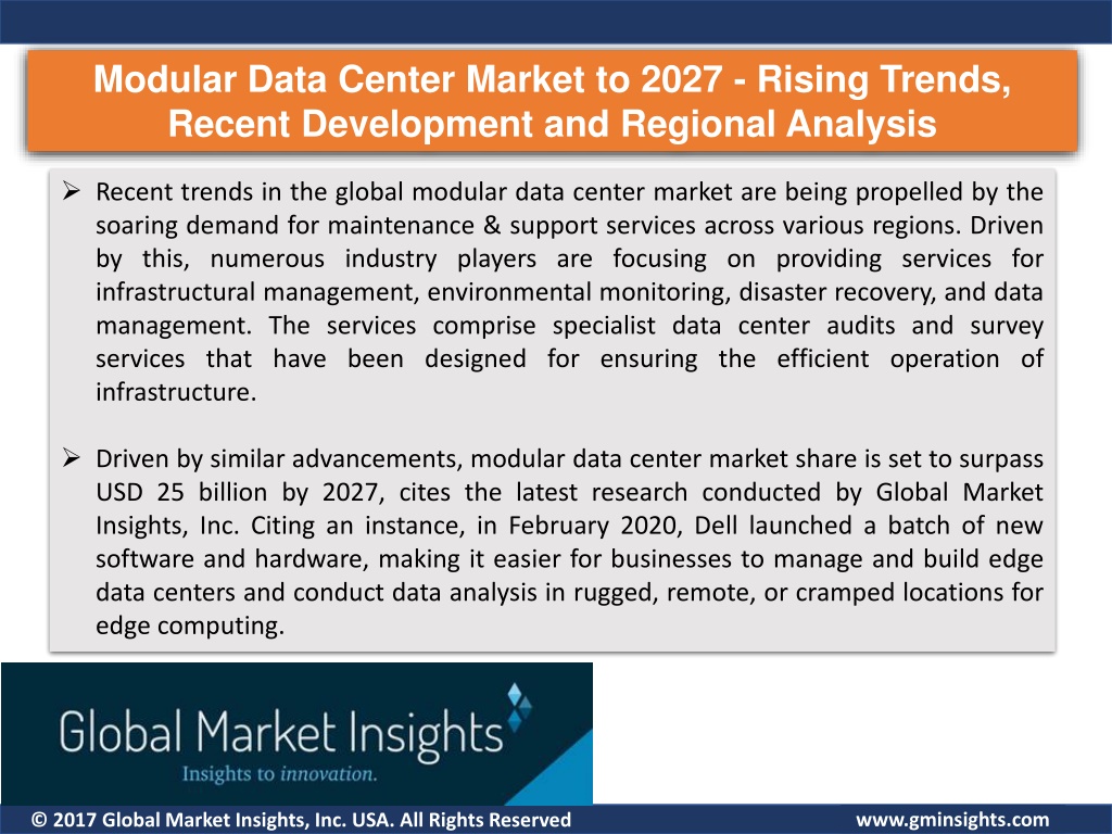 PPT - Modular Data Center Market By Future Demand Analysis And Trends ...