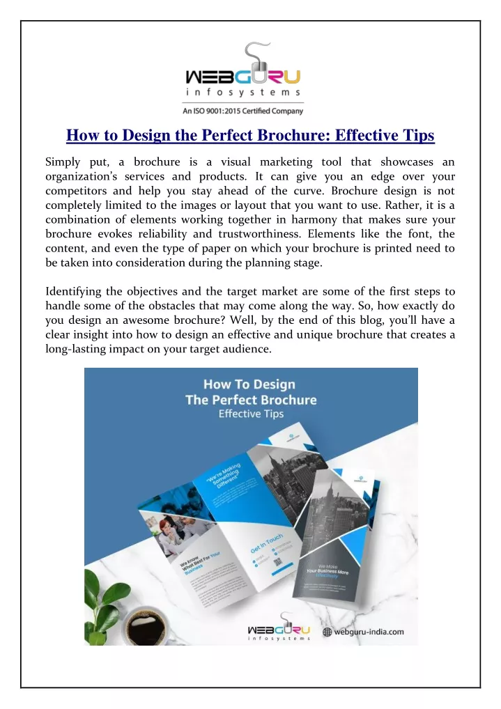 PPT - How To Design The Perfect Brochure Effective Tips PowerPoint ...