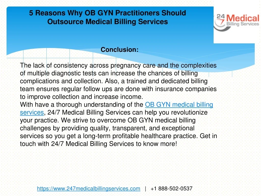 PPT - 5 Reasons Why OB GYN Practitioners Should Outsource Medical ...