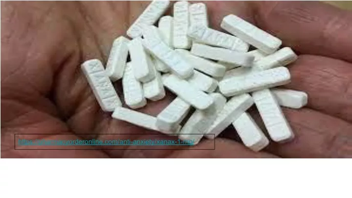 presentation of xanax