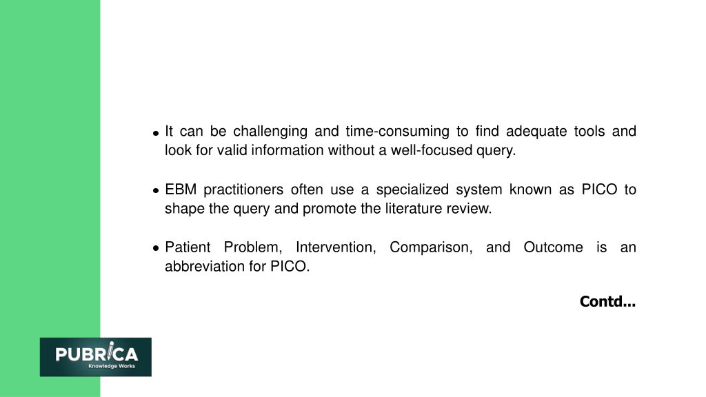 Ppt Pico Framework For Framing Systematic Review Research Questions Pubrica Powerpoint