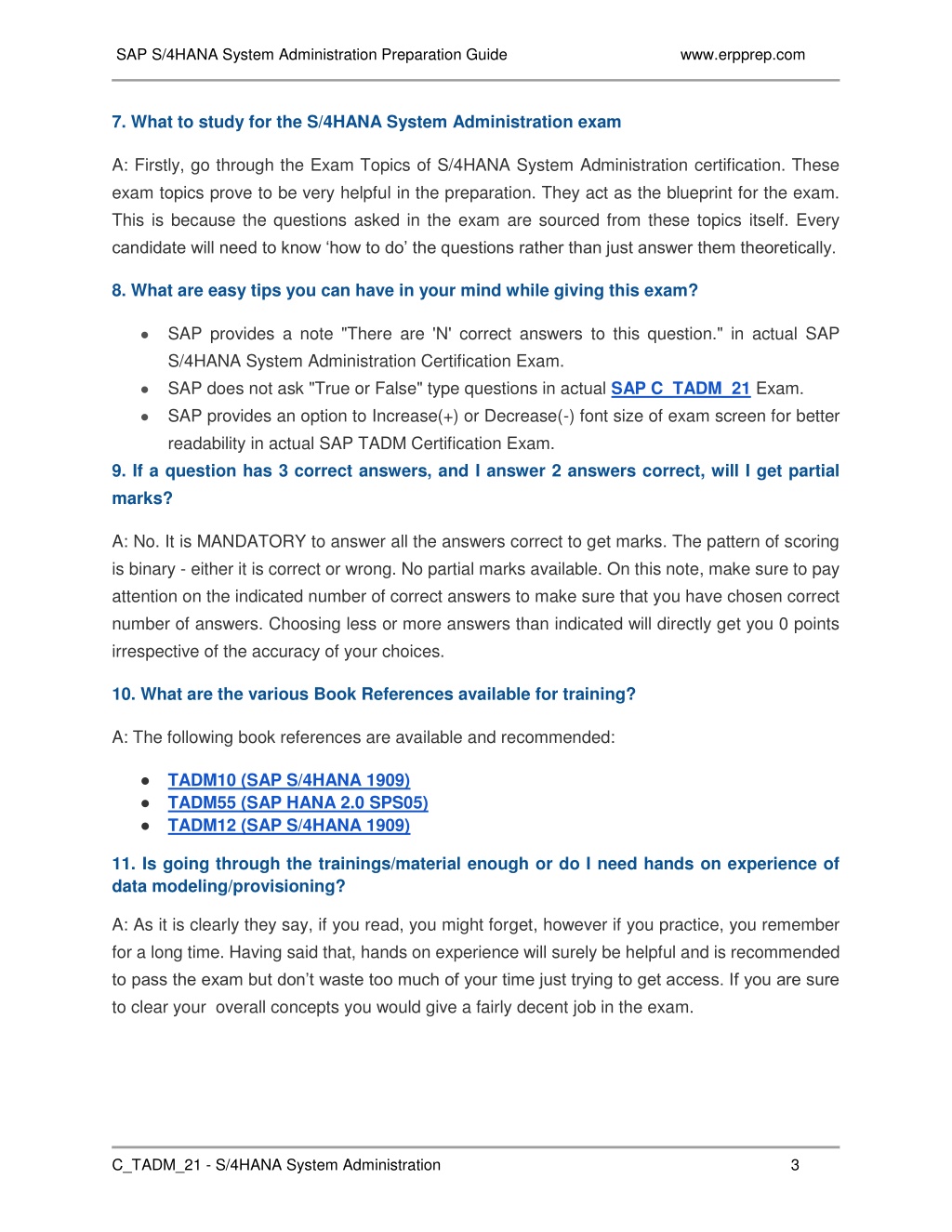 C-TADM-22 Exam Pattern