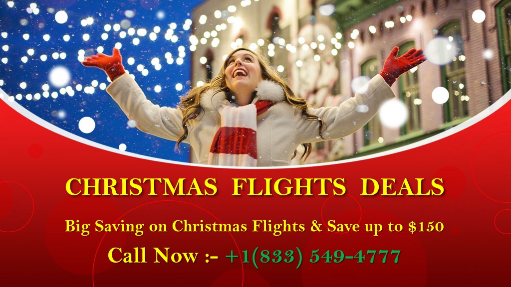 PPT Christmas Flight offers & Travel Deals 2021 Save up to 150