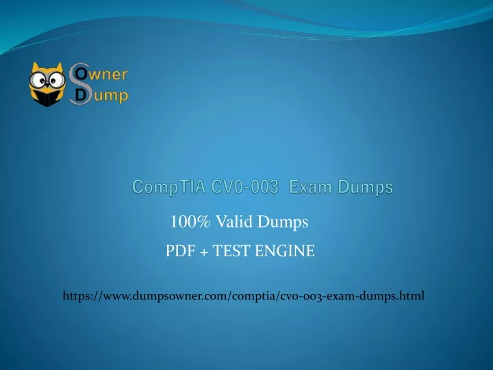 CV0-003 Dumps | Sns-Brigh10