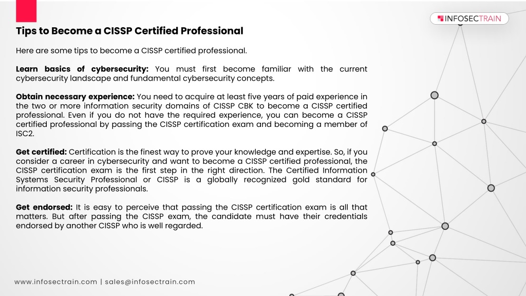 Ppt How To Become A Cissp Certified Professional Powerpoint Presentation Id 10970022