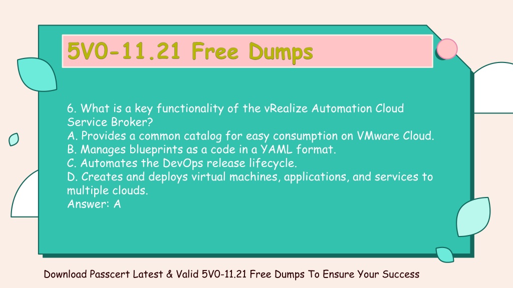 PPT - VMware Cloud on AWS Master Specialist 5V0-11.21 Dumps PowerPoint Sns-Brigh10