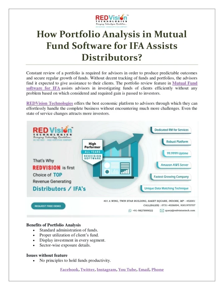 PPT How Portfolio Analysis in Mutual Fund Software for IFA Assists