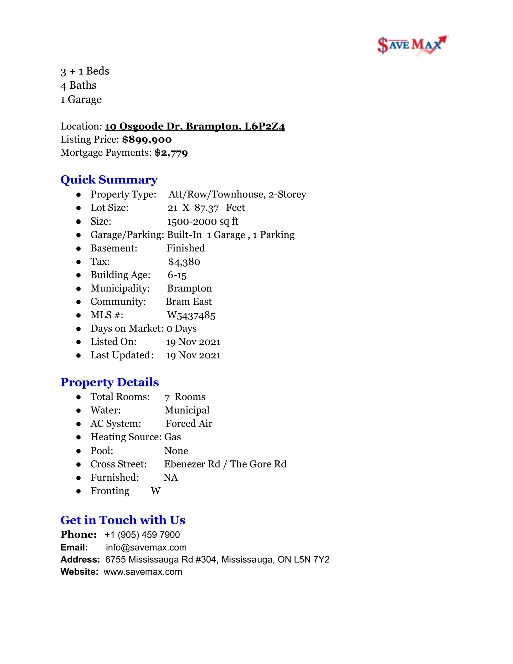 PPT - Best 2-Storey Townhouse for Sale in Brampton PowerPoint ...