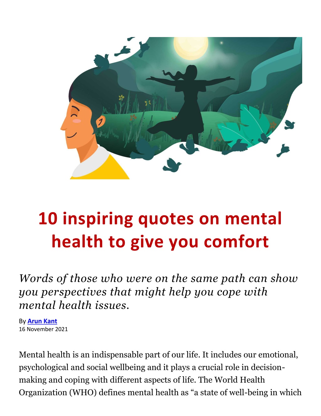 PPT - wellbeing-10-inspiring-quotes-on-mental-health-to-give-you ...