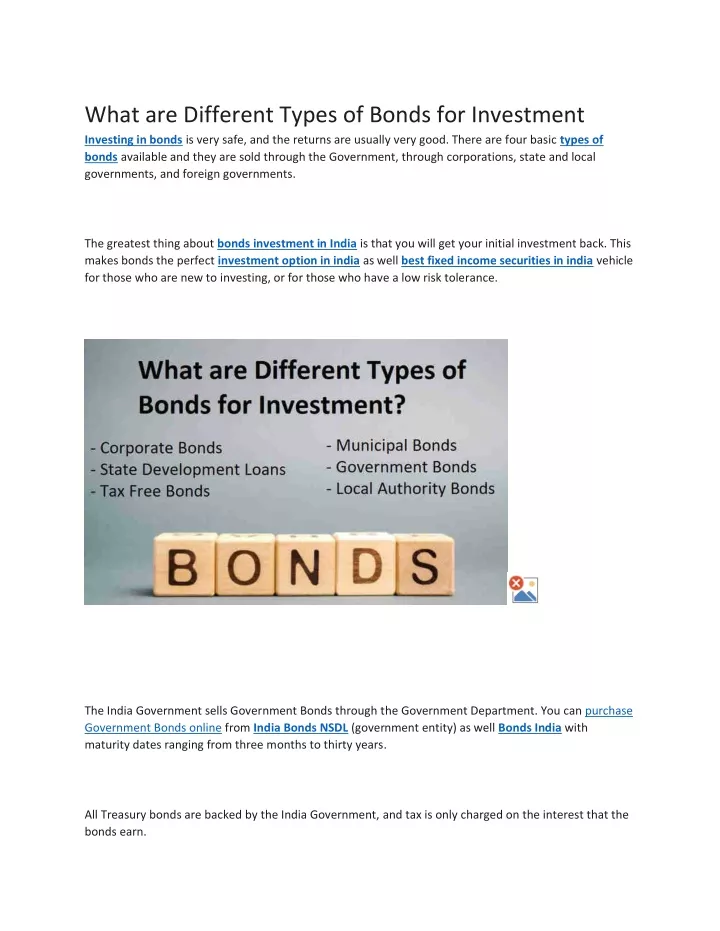 PPT - What Are The Different Types Of Bonds For Investment PowerPoint ...