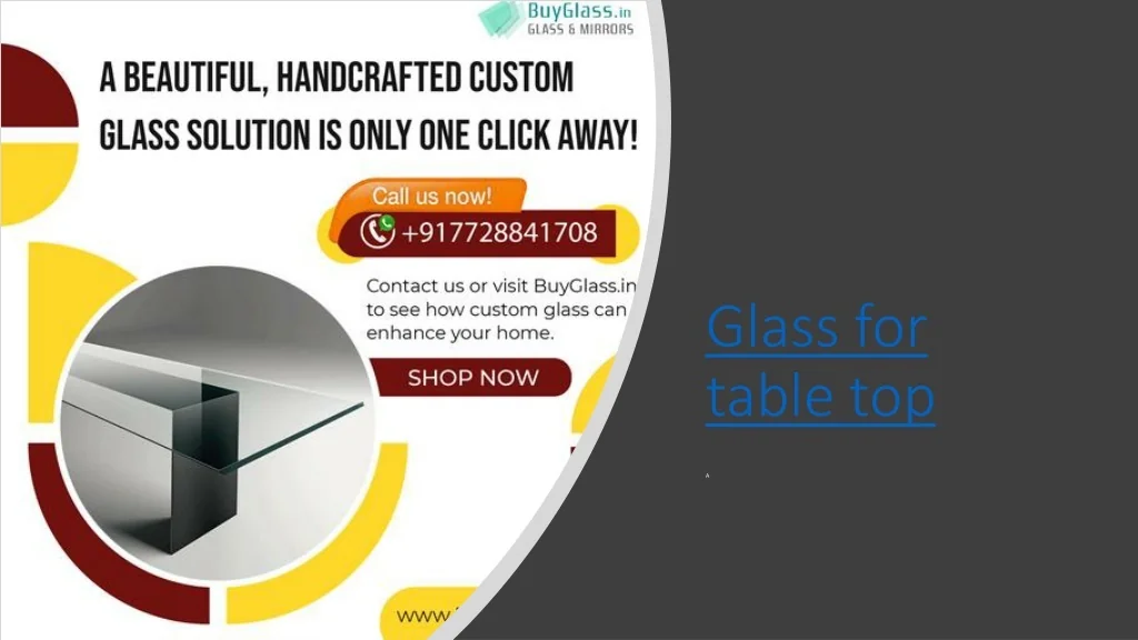 PPT Buy Glass PowerPoint Presentation, free download ID10974211