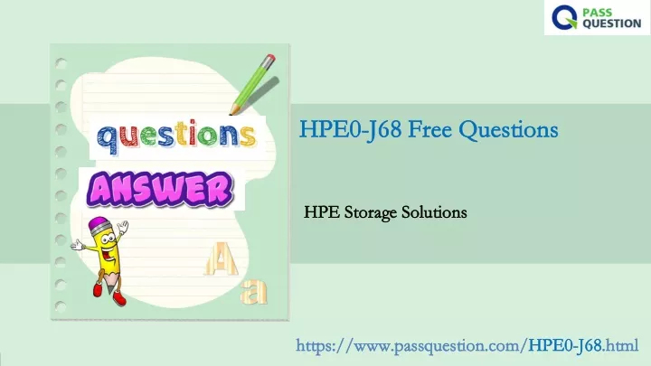 HPE0-J68 Practice Test Pdf