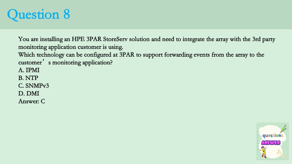 Latest HPE0-J68 Braindumps Questions