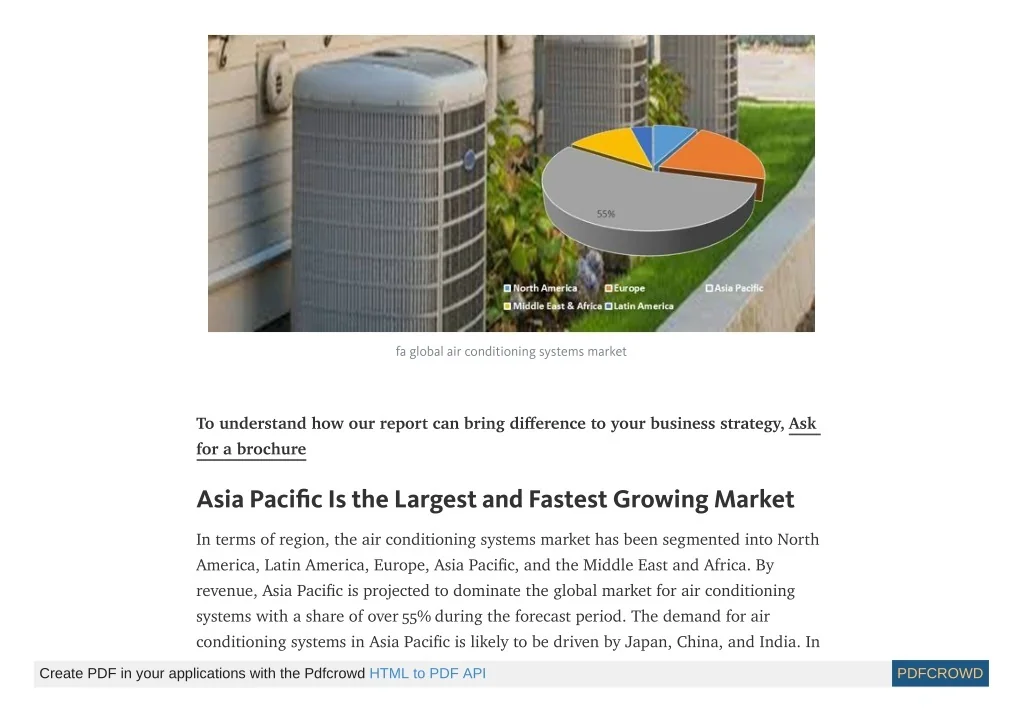 PPT Air Conditioning Systems Market to Reach US160.3 Bn by 2027
